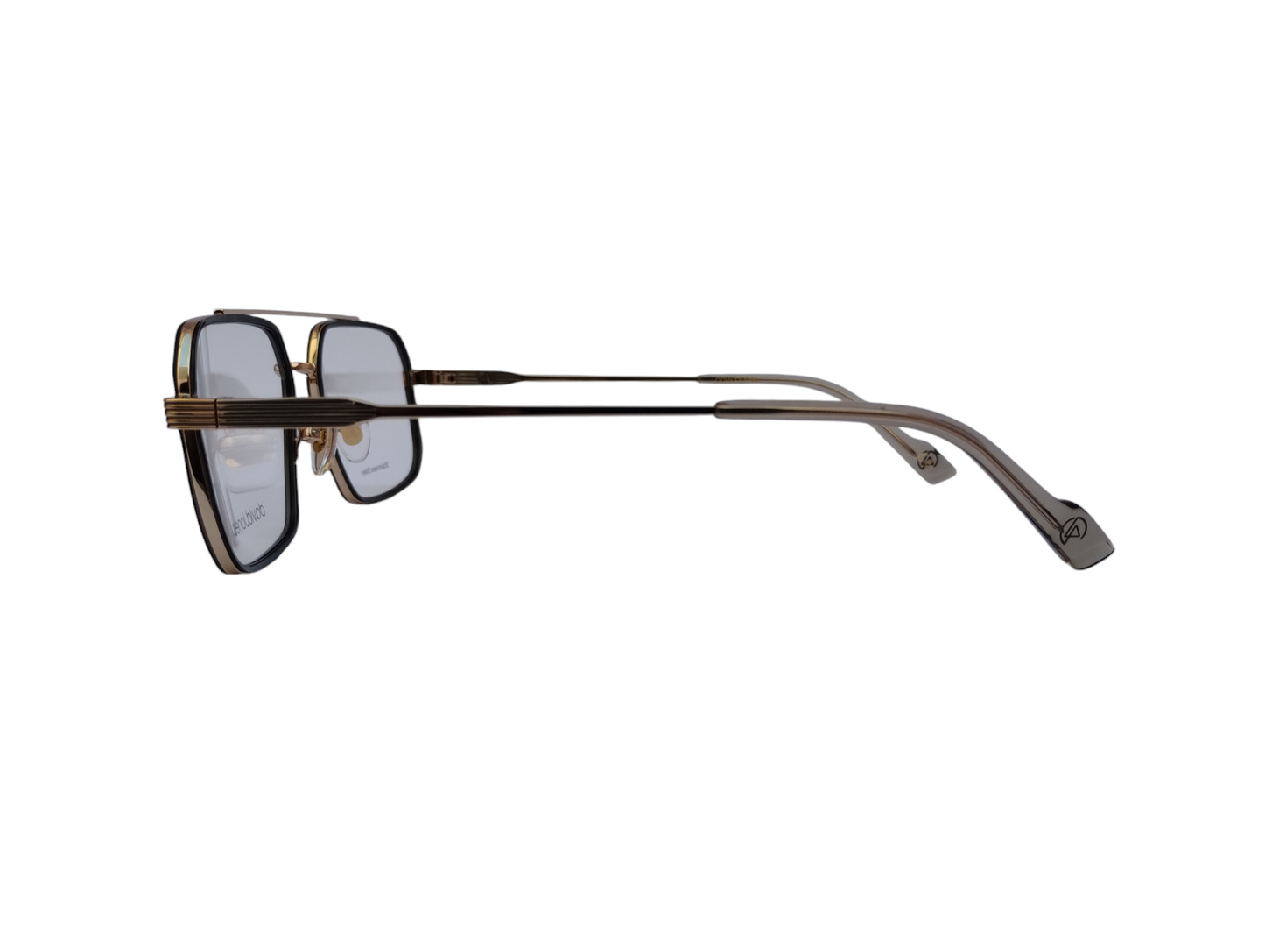 David Jones DJ 0408 56-17-145 C1 black and gold Mens Aviator Prescription Eyewear