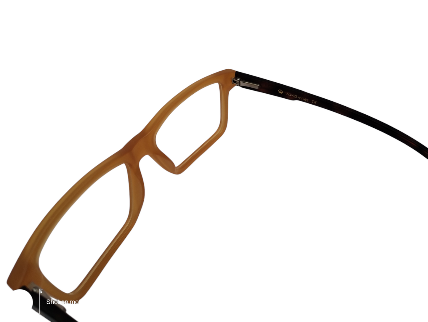 David Jones DJ 2266 54-17-145C6 Matte Orange Unisex Prescription Eyewear