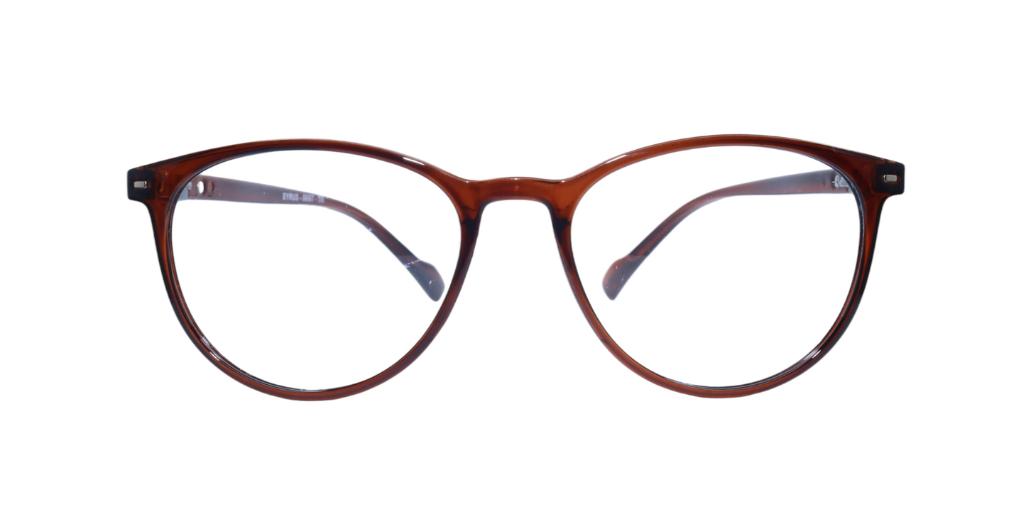 EYRUS 6667 Unisex Round Panto Full-Rim Frame (50-18-140)