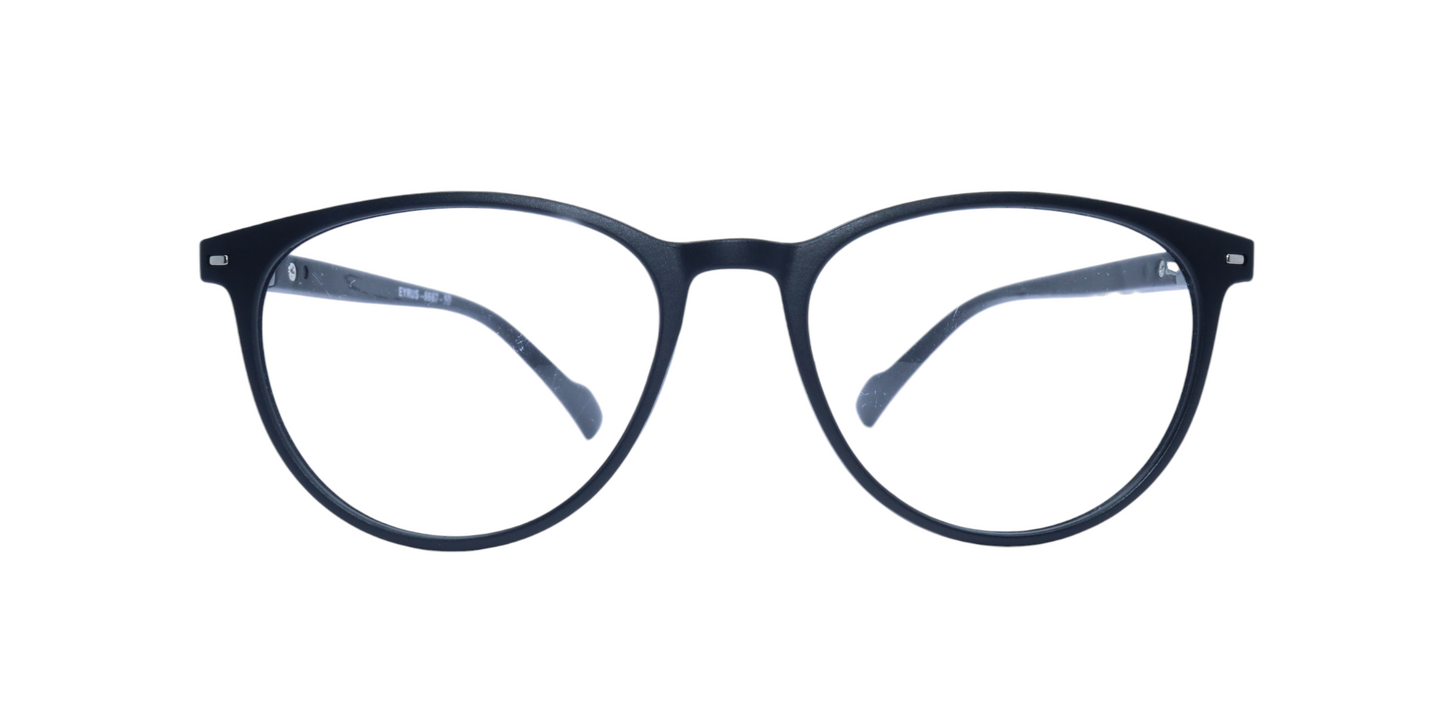 EYRUS 6667 Unisex Round Panto Full-Rim Frame (50-18-140)