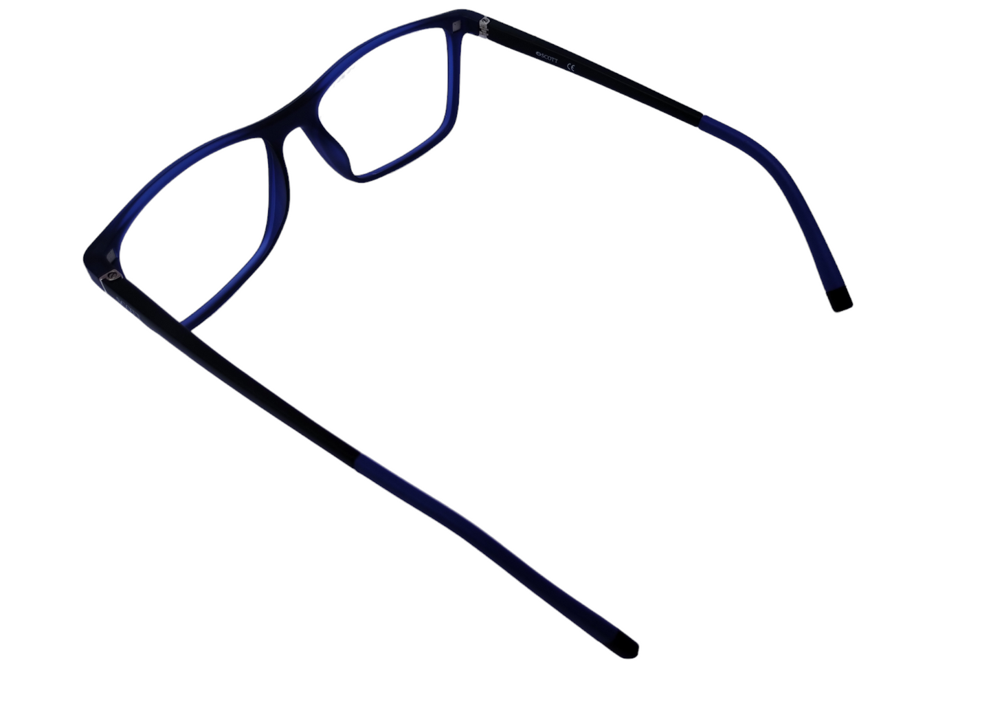 Scott SC 5566 Matt blue Rectangle Clip on Frame