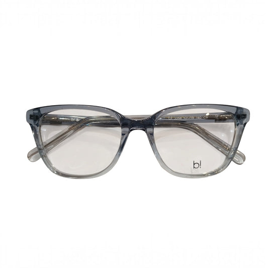 T20 Opticals Agnes Bi 2258 cat-eye eyeglasses in translucent grey acetate with a full-frame design.