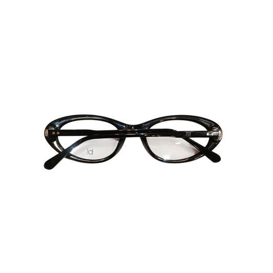 T20 Opticals Agnes Bi 2331 black acetate cat-eye full-frame eyeglasses for women with a polished elegant design.