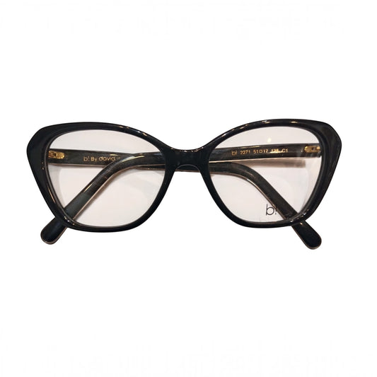 T20 Opticals Agnes Bi 2271 black acetate cat eye full frame eyeglasses for women