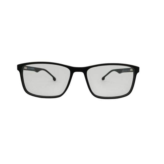 T20 Opticals Arcadio SF4602 black rectangle full-frame eyeglasses made of durable TR90 material for men.