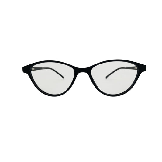T20 Opticals Growth M-4040 black cat eye plastic eyeglasses for boys with a modern full-frame design
