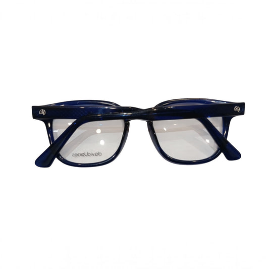 T20 Opticals David Jones DJ-2278 navy blue acetate full-frame Wayfarer eyeglasses for men