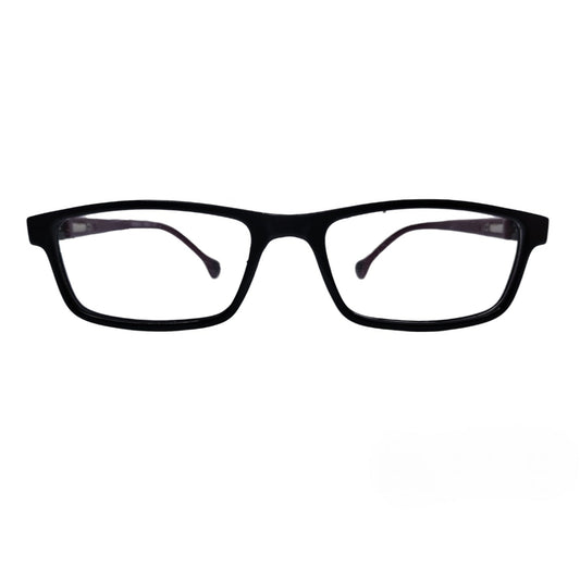 T20 Opticals EYERUS KIDS 3340 black rectangular plastic junior glasses with a durable full-rim design.