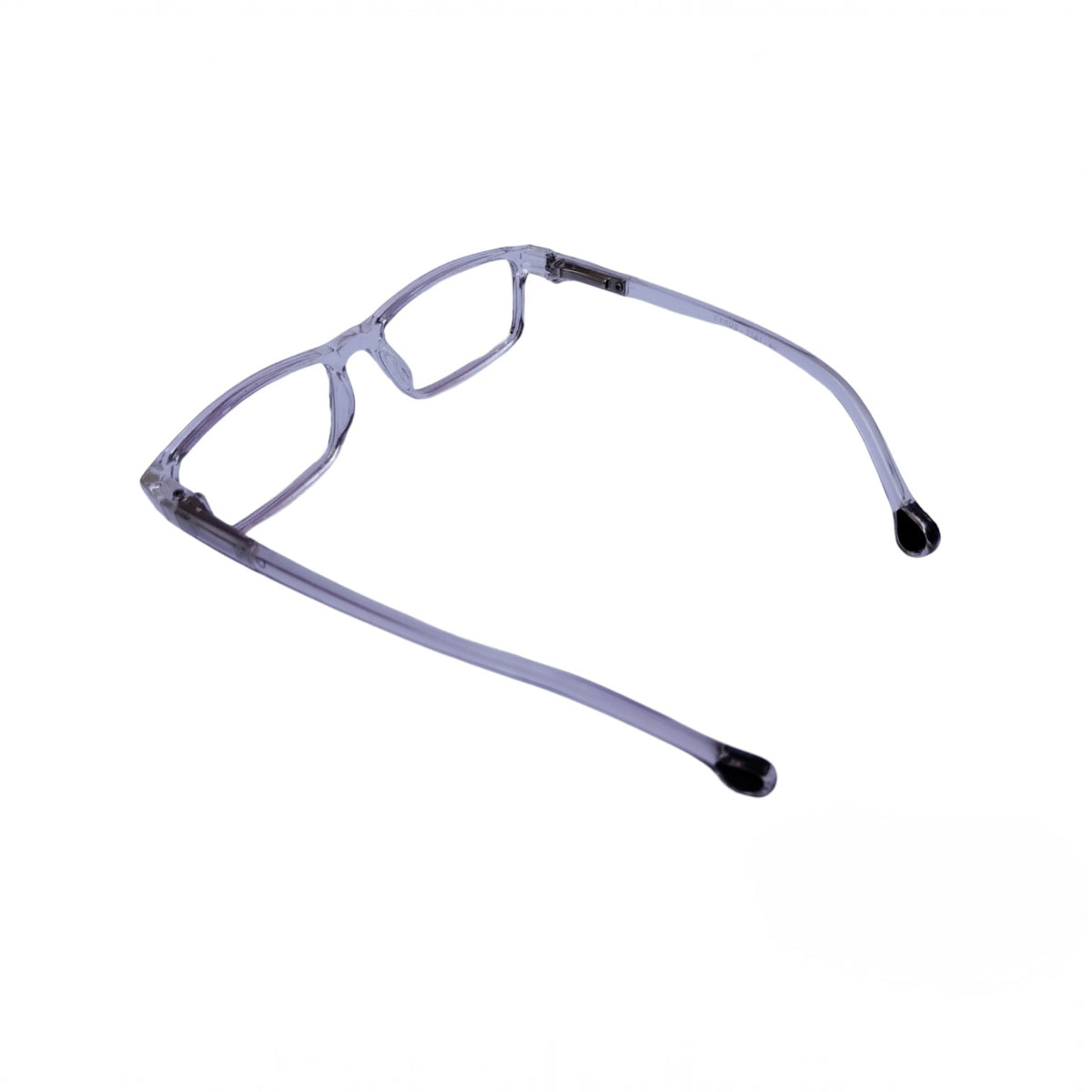 T20 Opticals EYERUS KIDS 3340 lightweight rectangular plastic glasses for juniors in a translucent purple finish.