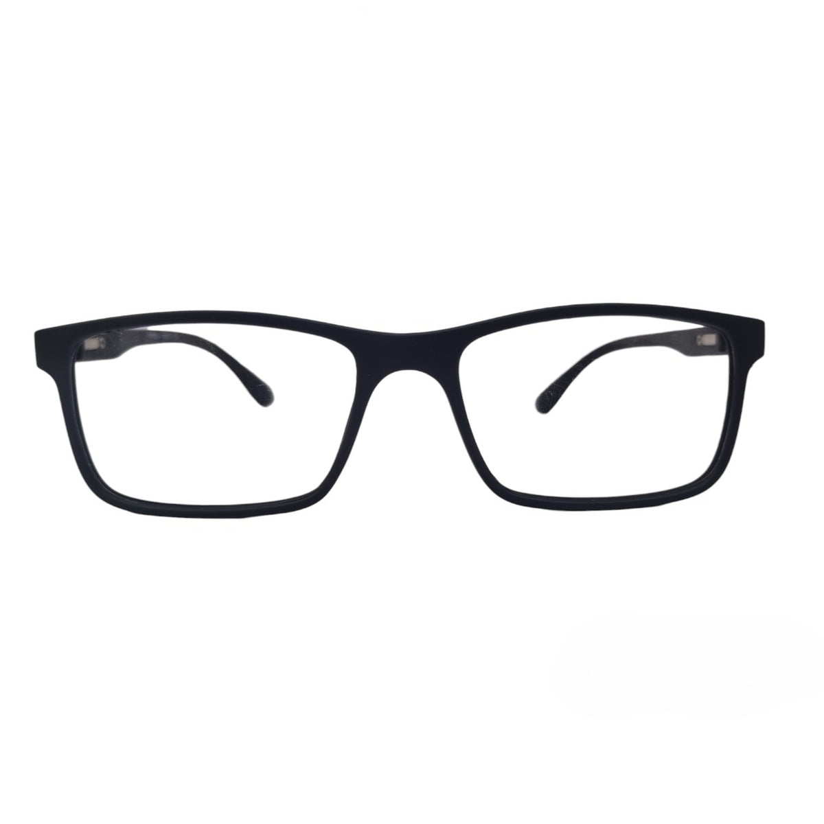 T20 Opticals EYRUS 17007 men's rectangle full-rim glasses with a sleek black plastic frame for everyday wear.