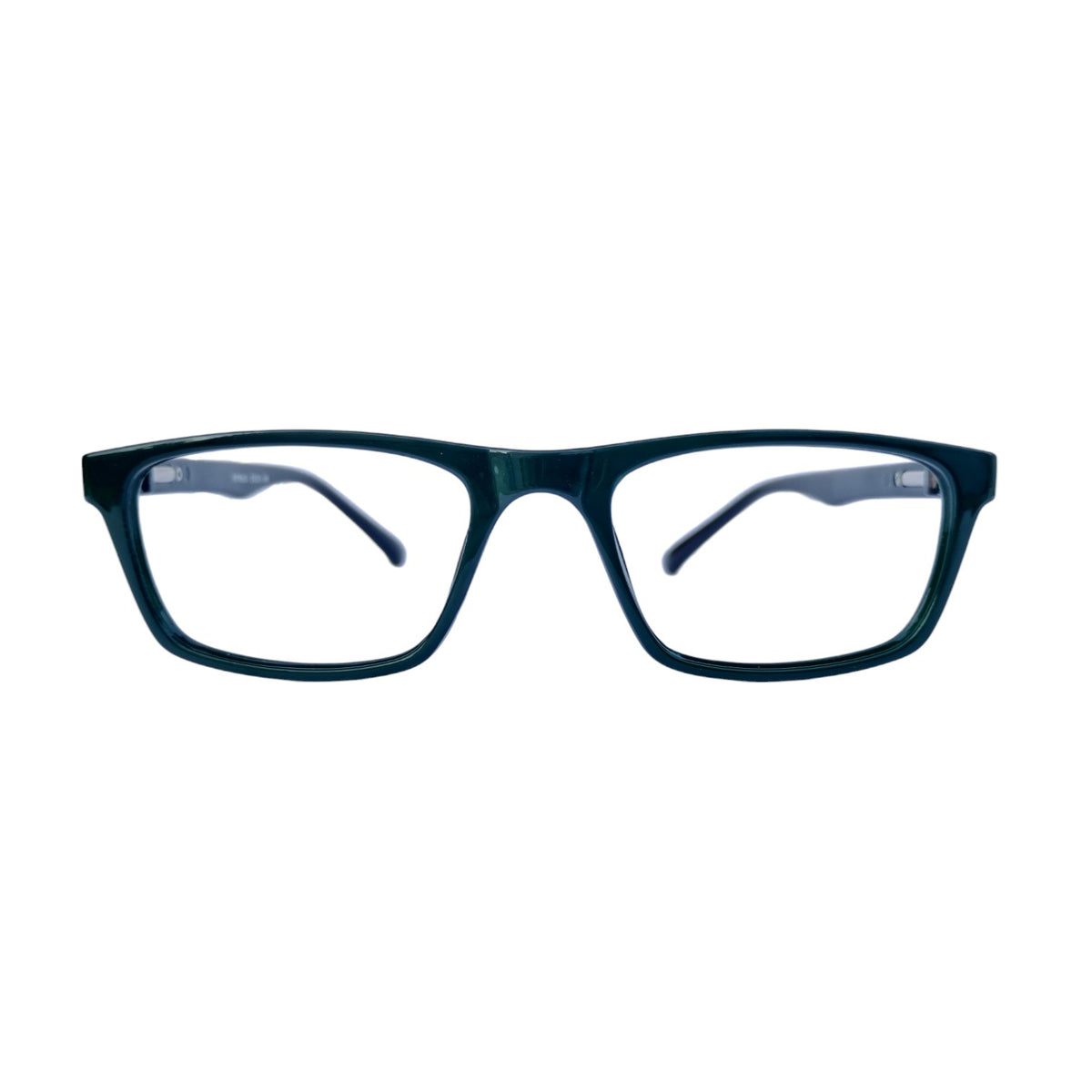 T20 Opticals EYRUS 3326 women's rectangle full-rim glasses in textured forest green plastic frame