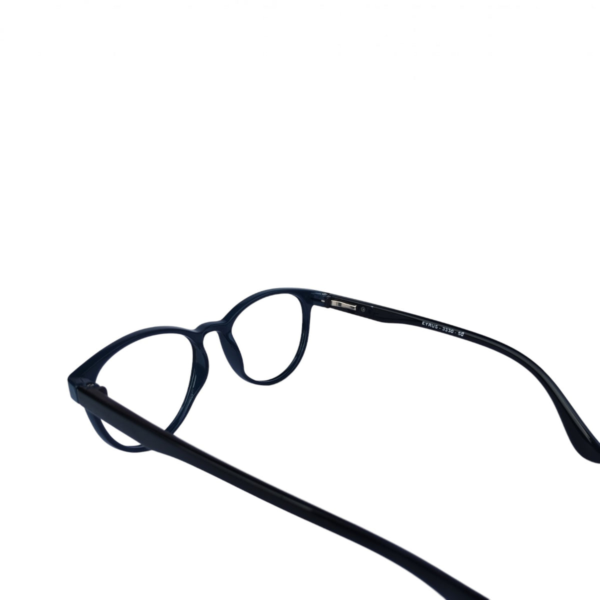 T20 Opticals EYRUS 3330 round panto full-rim acetate glasses in dark blue for men