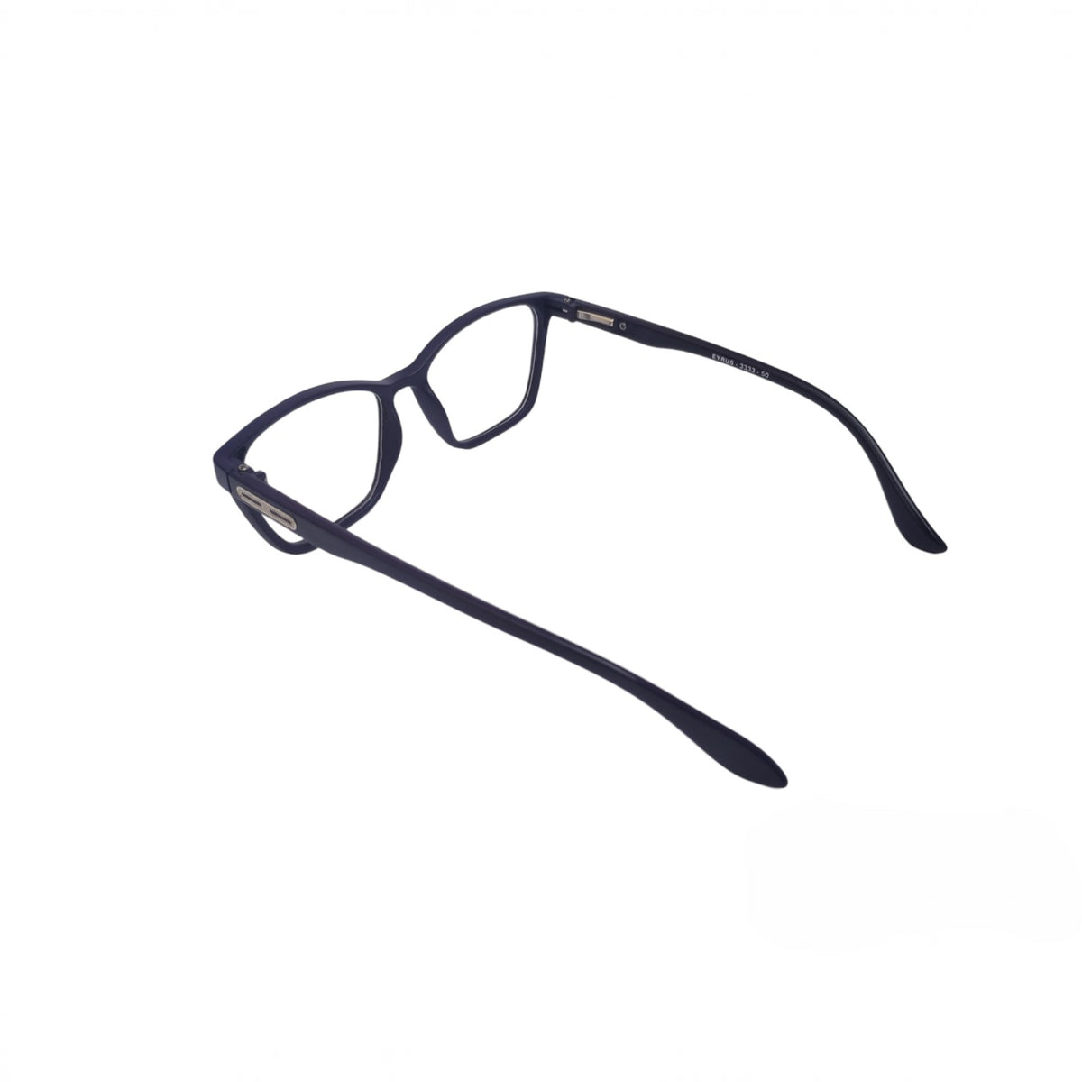 T20 Opticals EYRUS 3333 matte dark blue squared cat-eye plastic glasses frame for women