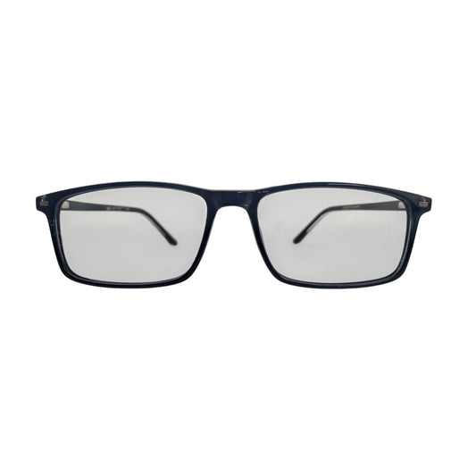 T20 Opticals Growth 1007 rectangular acetate eyeglasses in a classic full-frame design for men.