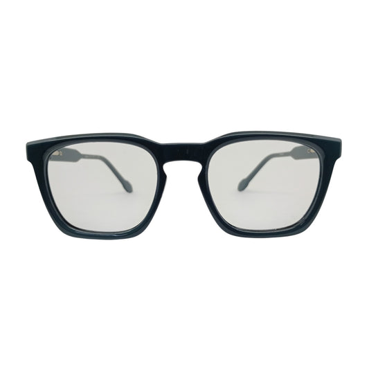 T20 Opticals Growth 1907 black square full-frame eyeglasses for men with a modern, structured design.