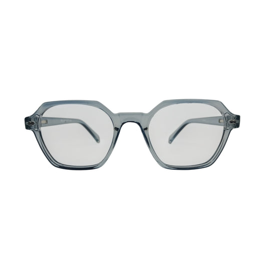 T20 Opticals Growth 1913 angular grey plastic eyeglasses for boys with a modern full-frame design.