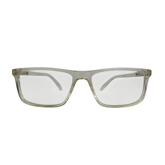 T20 Opticals Growth 2020 rectangle eyeglasses featuring a modern clear plastic full-frame design for men.