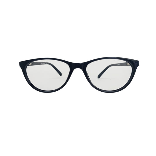 T20 Opticals Growth 2034 black plastic cat eye glasses for girls with a full-frame design for daily wear.