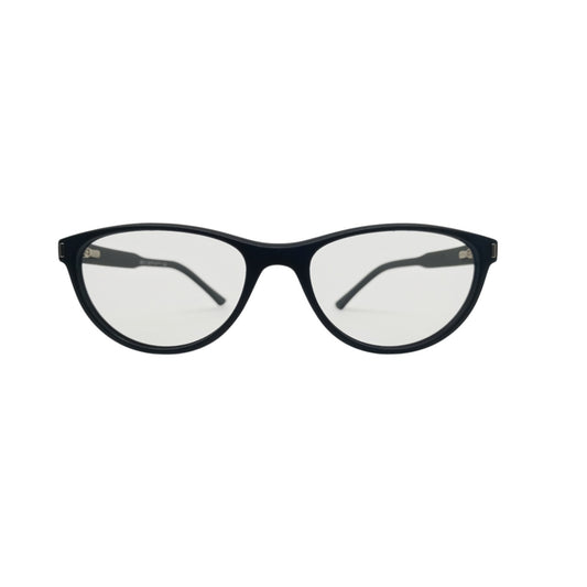 T20 Opticals Growth 4003 black cat-eye eyeglasses with a lightweight plastic full-frame design for women.