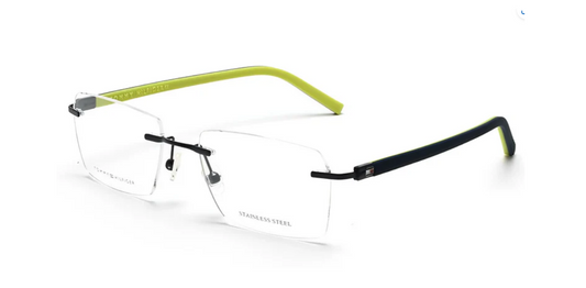 Tommy Hilfiger TH6201 C6 NAV 53-18-140 Rimless unisex Prescription Eyewear