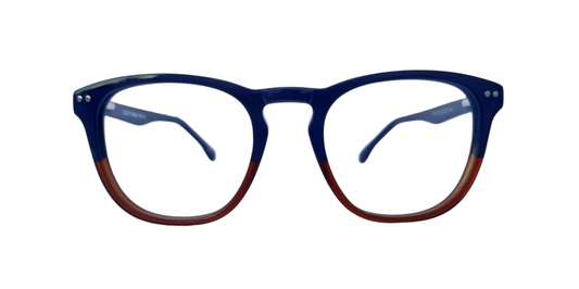 Tuulip tp-521 52-21-145 Navy blue and Transparent brown Unisex Wayfarer Prescription Eyewear