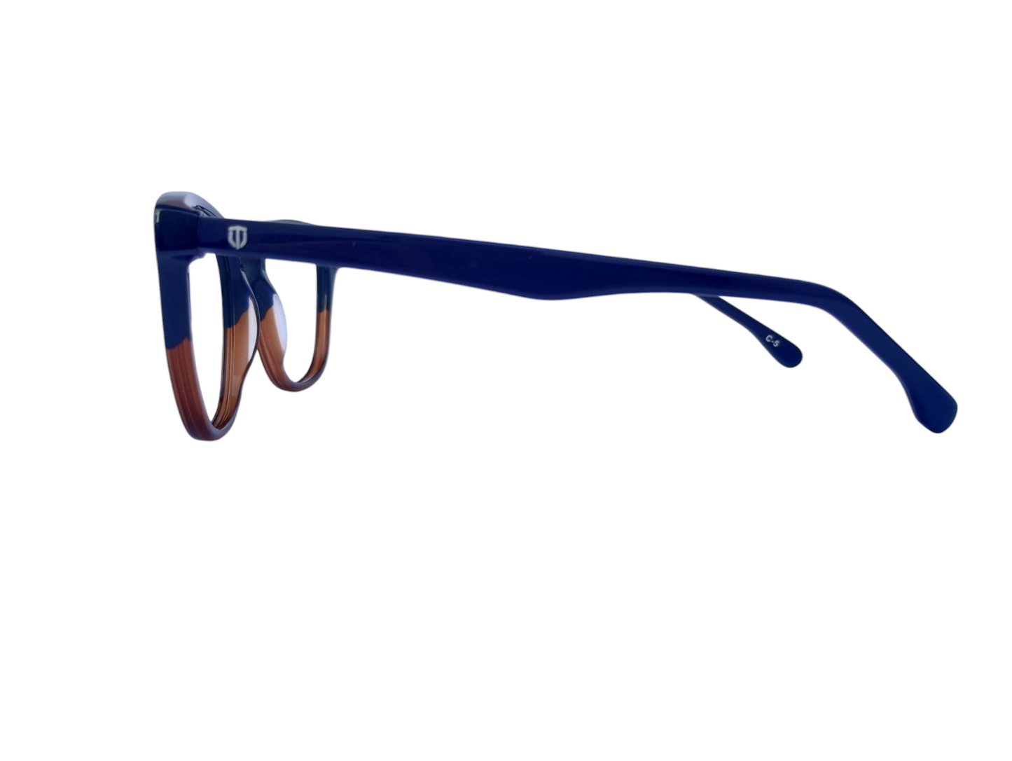 Tuulip tp-521 52-21-145 Navy blue and Transparent brown Unisex Wayfarer Prescription Eyewear